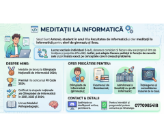 Meditații 1-la-1 la informatică | Student Info & Olimpic - Image 2